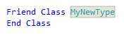 Generate class result VB