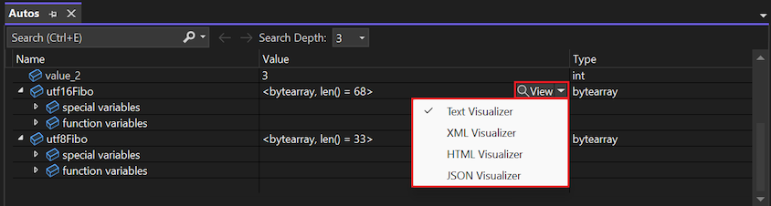 String visualizers in the Visual Studio debugger