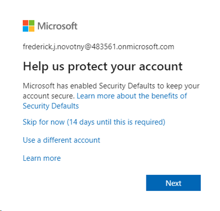 Activation de la protection de Microsoft 365 Developer