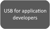 USB pour les développeurs d’applications icône