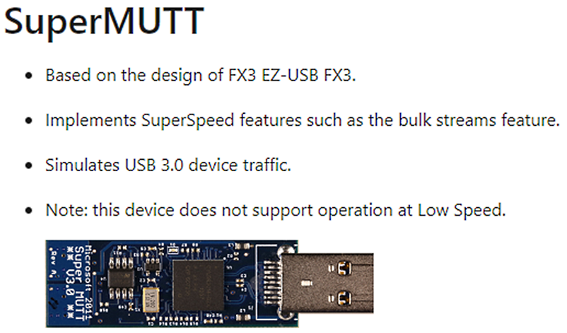 Image et description d’un appareil SuperMUTT. 