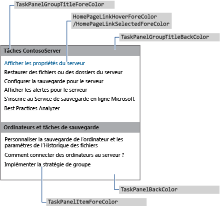 Windows SBS Dashboard Task Pane