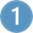un badge numérique inférieur à 100.