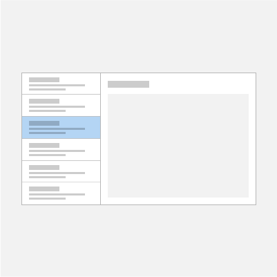 Modèle de liste/détail