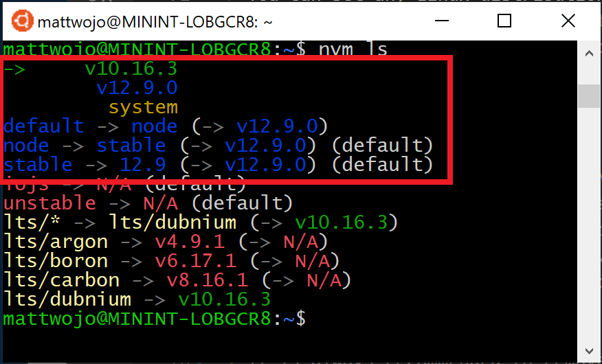 Configurer Node js Sur WSL 2 Microsoft Learn