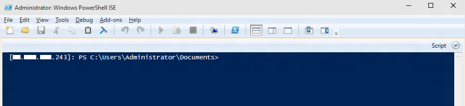 Console PowerShell