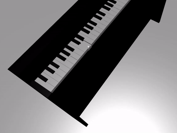 Touches de piano interactives