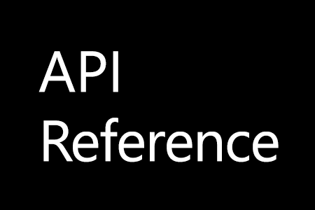 Informations de référence sur les API