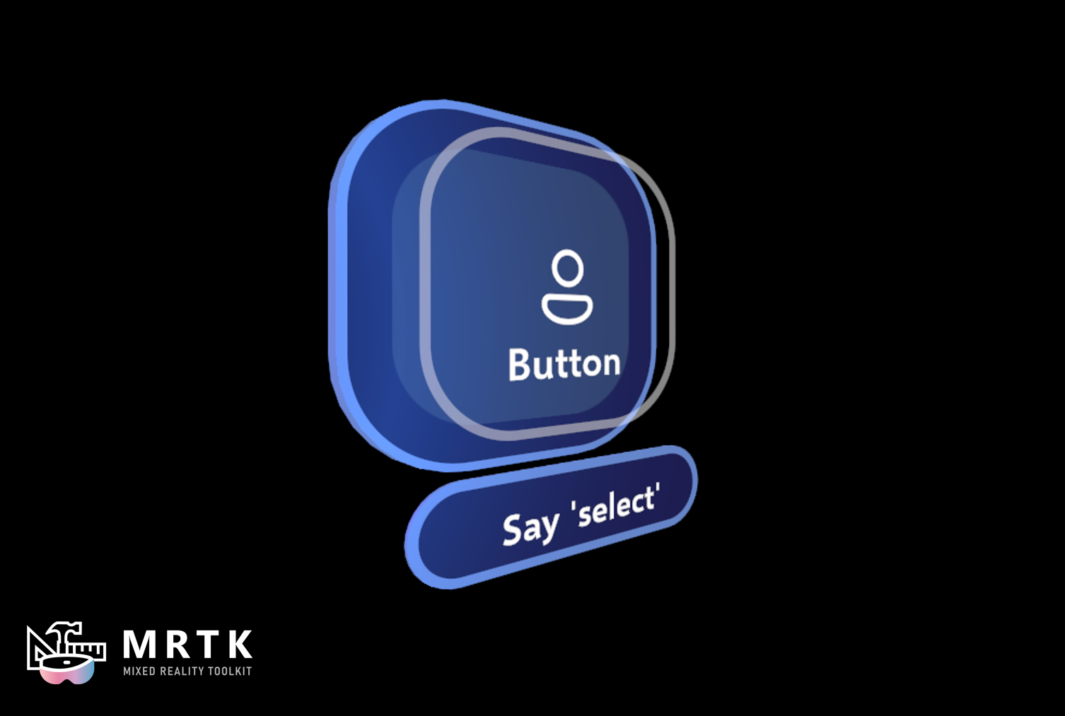 Image montrant un bouton avec une étiquette Voir, prononcer