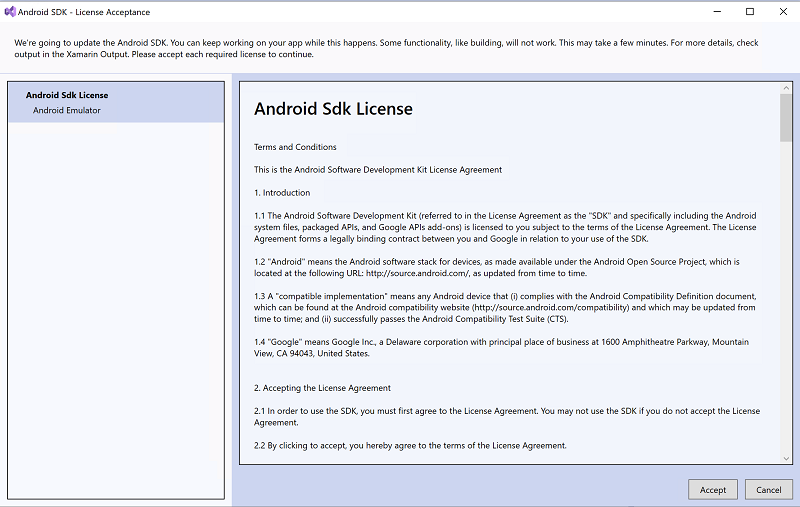 Installer le Kit de développement logiciel (SDK) Android
