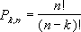 Screenshot of a factorial formula.