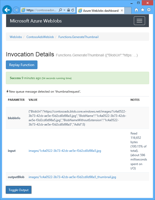 Function details