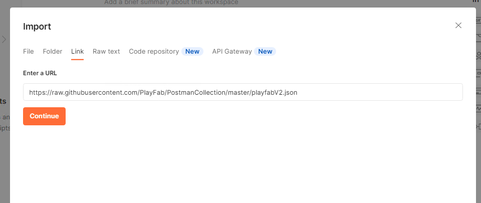 Postman Select Import From Link Postman Select Import From Link