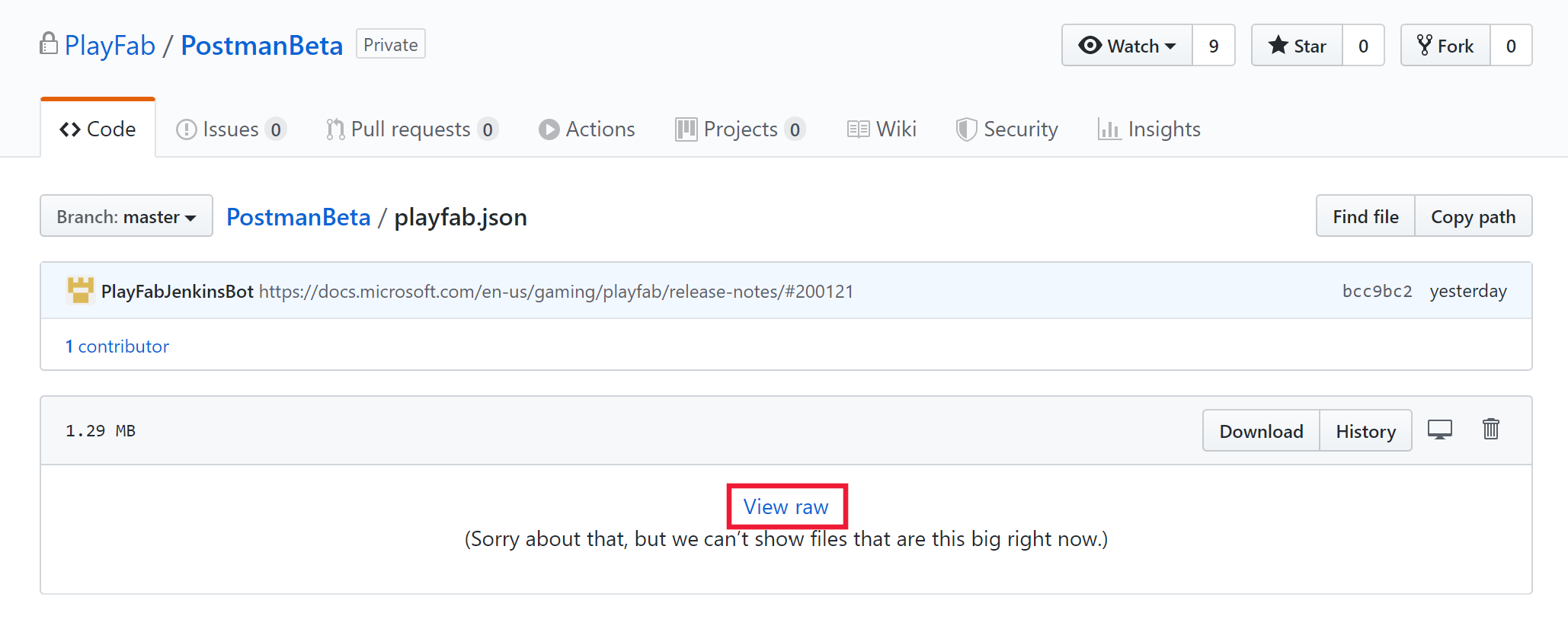 Postman View Raw Beta JSON Postman View Raw Beta JSON
