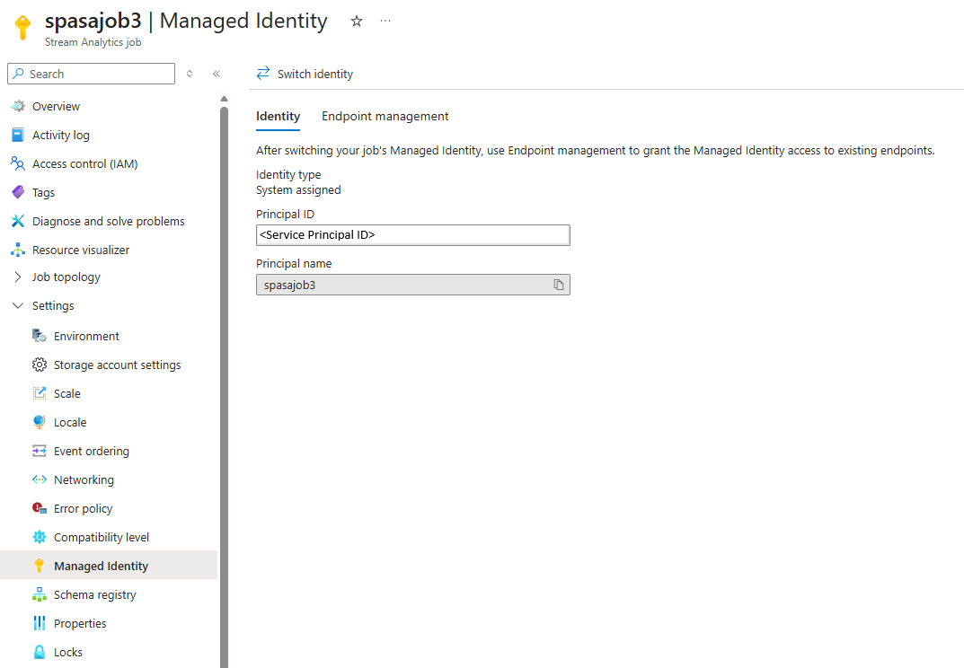 Identificador de entidad de seguridad
