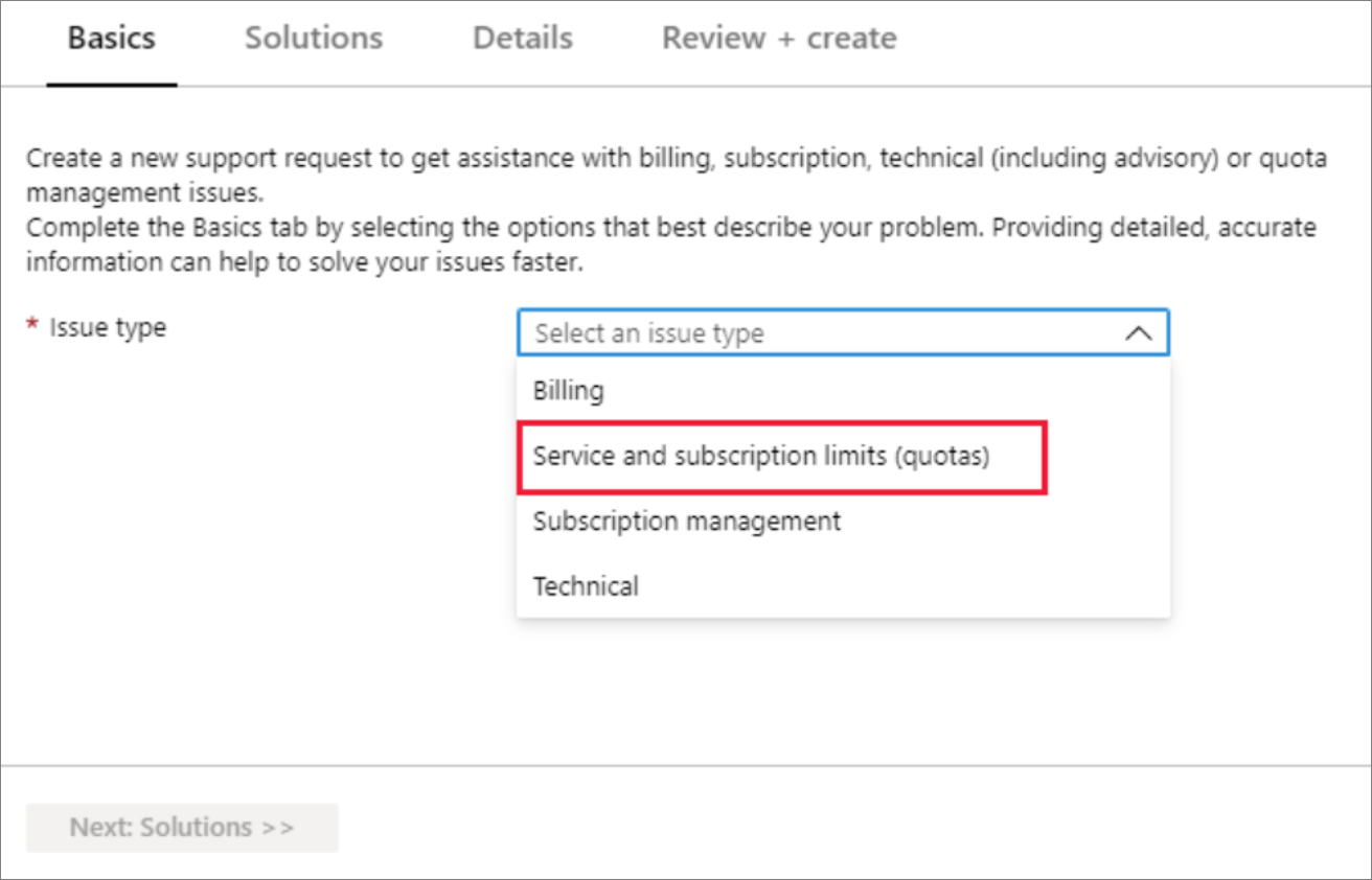 Selección de un tipo de problema
