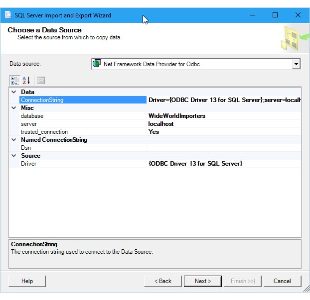 Conectarse antes a SQL con ODBC