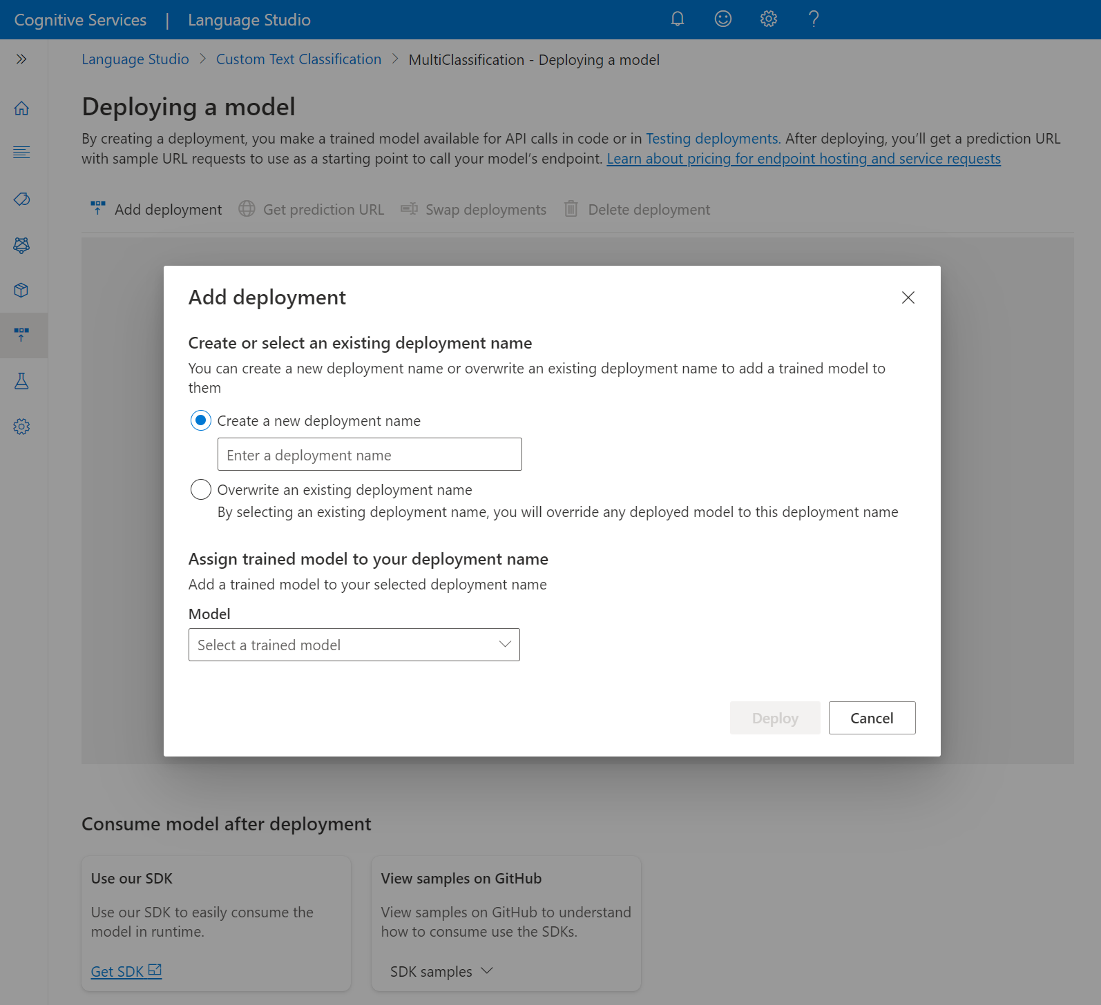 Captura de pantalla que muestra la implementación.