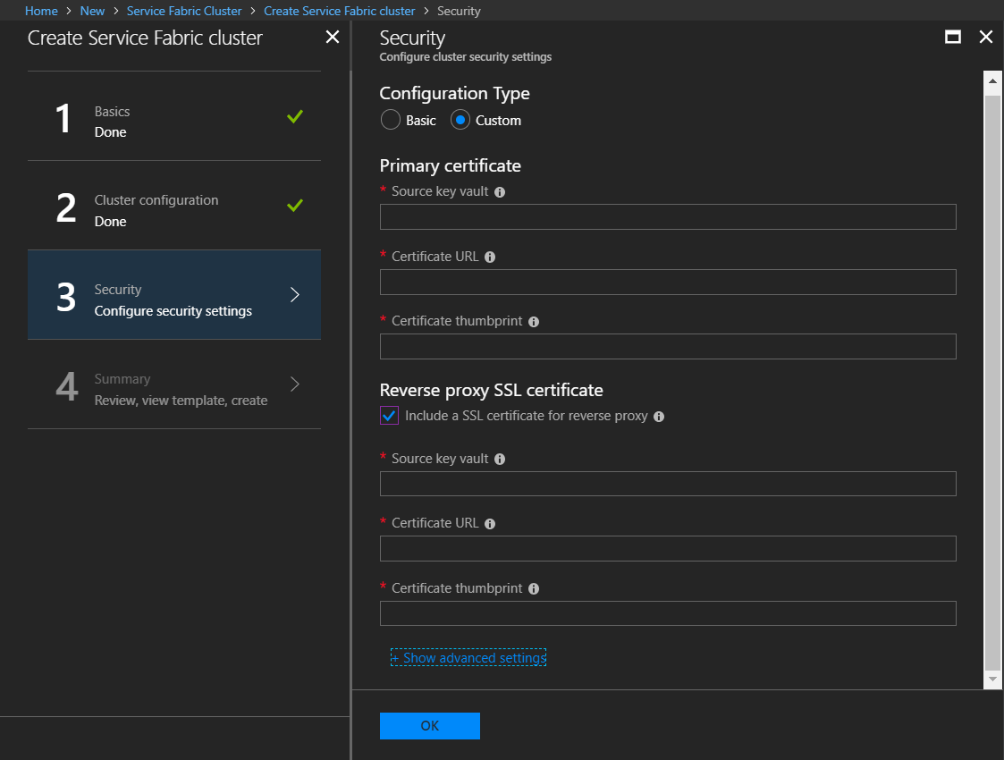 Configuración del proxy inverso seguro en el portal