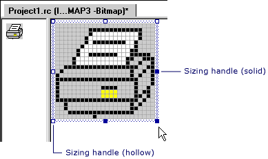vcImageEditorSizingHandles Identificadores de ajuste de tamaño en un mapa de bits.