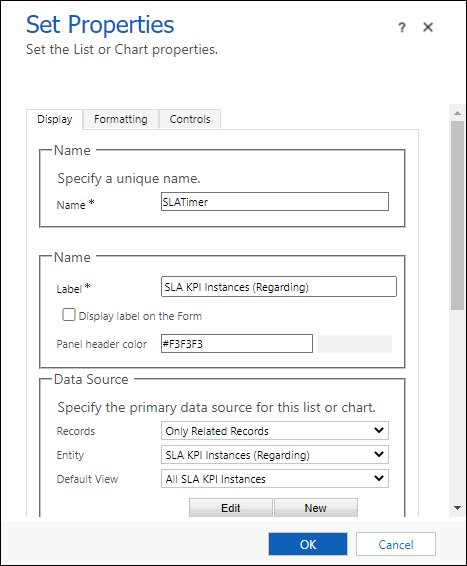Configurar o temporizador de SLA nas personalizacións.