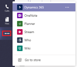 Abra a aplicación Dynamics 365.