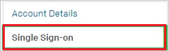 Single sign-on Single sign-on