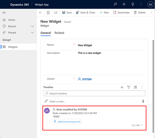 Engadiuse un ficheiro adxunto ao formulario de Dataverse nunha Power App baseada en modelos.