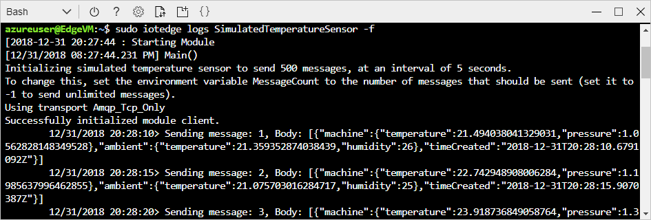 Ver los datos del módulo