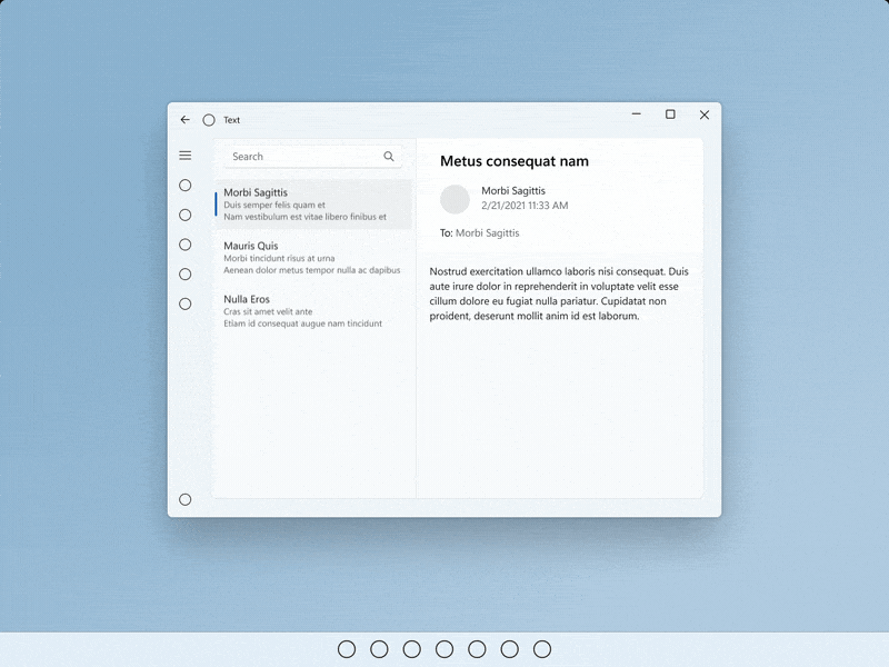 GIF animado de usuario deslizando hacia abajo una colección de objetos para actualizar [2].