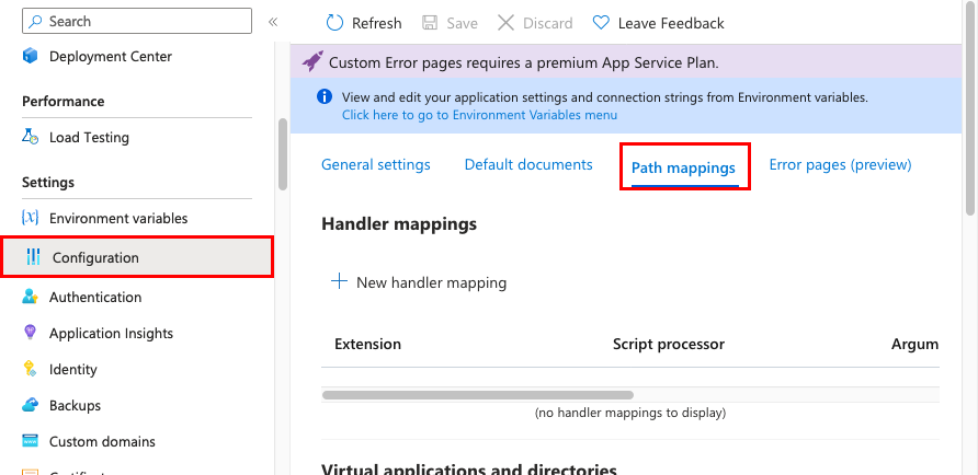 Path mappings