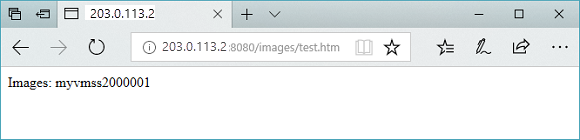 Test images URL in application gateway