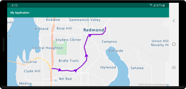 Map with data-drive styled lines with arrows rendered in a line layer