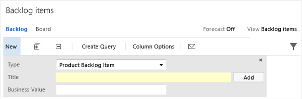 ALM_UPG_AddPanel Backlog panel with Business Value field added