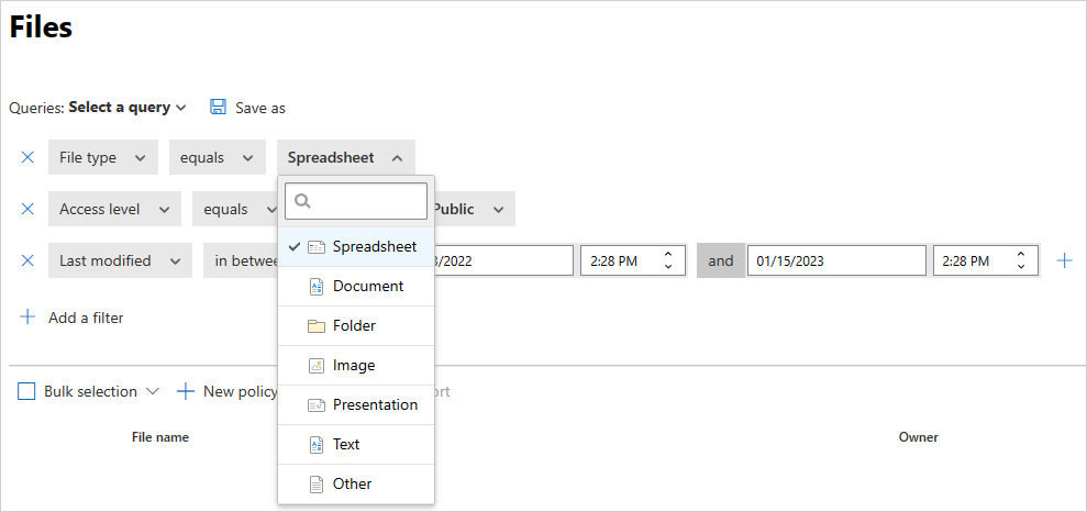 policy_file filters type.