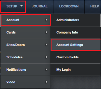 Brivo Onair Identity Connector Admin Console