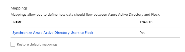 Flock User Mappings