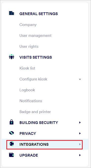 Proxyclick Integrations