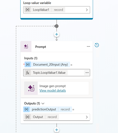 Screenshot of sample prompt tool.