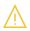 Screenshot of the warning icon for an in-app notification.