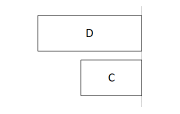 Example of right edge aligned pattern.