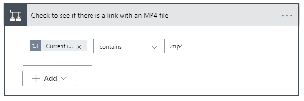 בדוק אם יש קישור עם קובץ MP4.