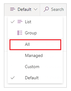 הסר את מסנן הטבלאות.