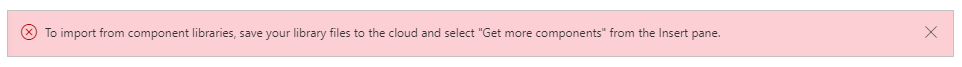 Import component library file Import component library file.