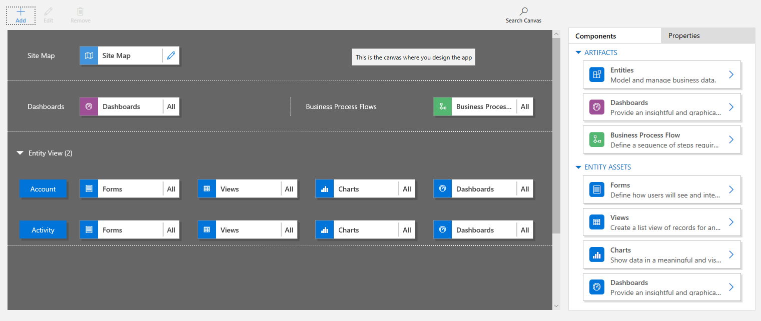 App designer canvas App designer canvas.
