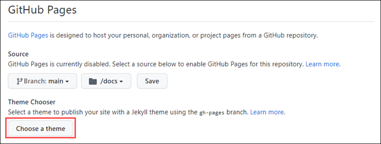 בחירת ערכת נושא של Jekyll.