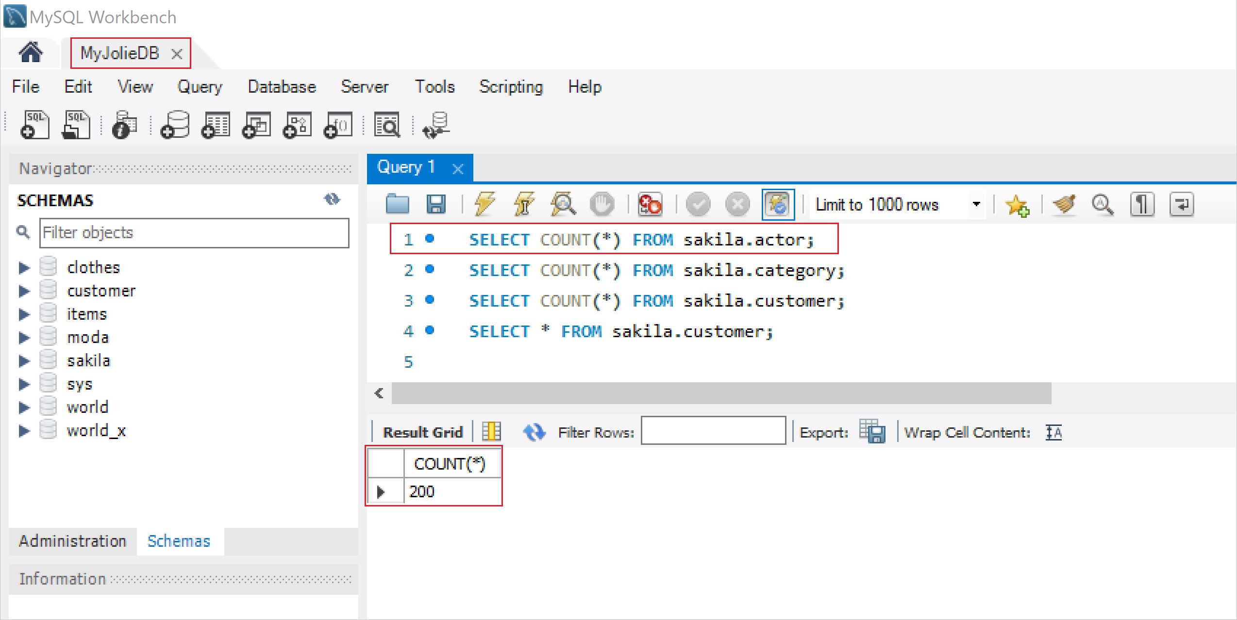 Table and Row size source database