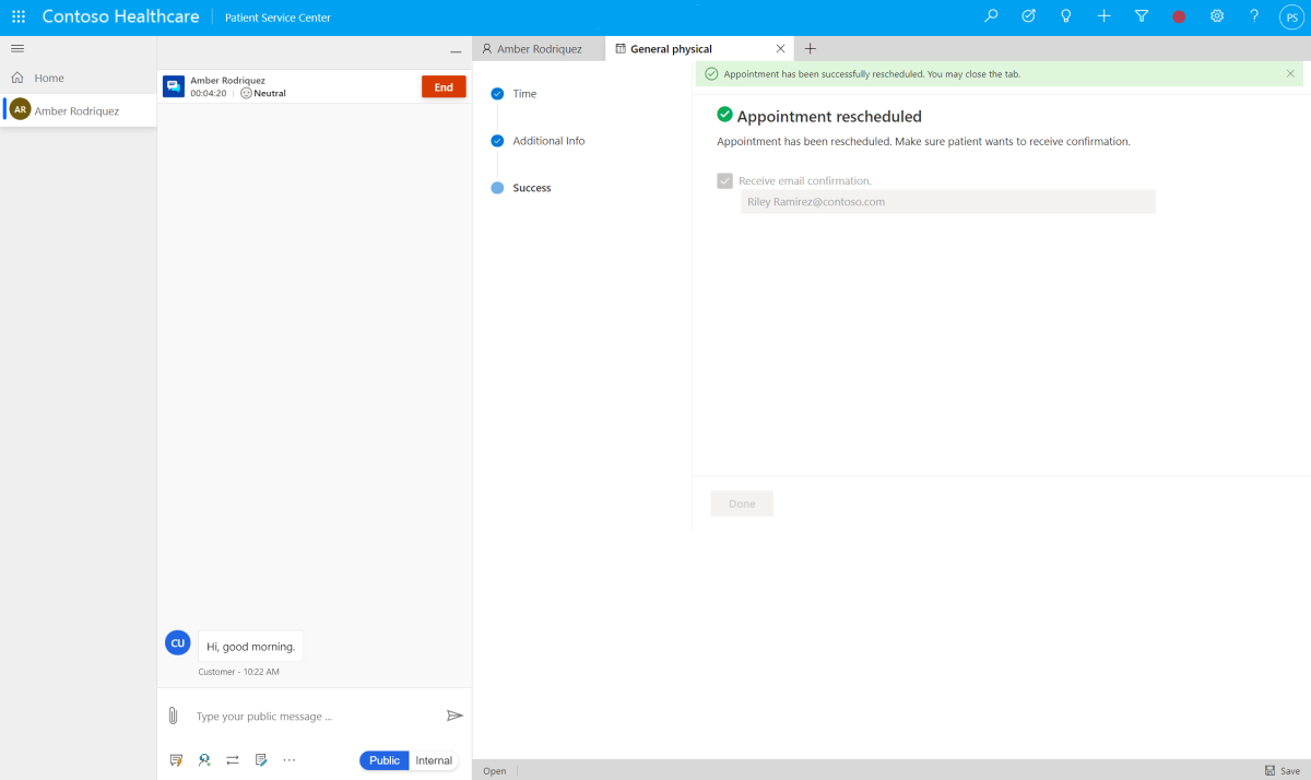 Notification of sending email confirmation Notification of sending email confirmation.