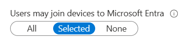 Users might join devices to Microsoft Entra ID