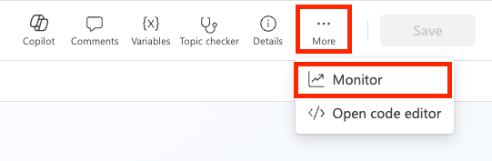 किसी विषय के लिए अधिक मेनू दिखाने वाला स्क्रीनशॉट, जिसमें Analytics विकल्प हाइलाइट किया गया है.